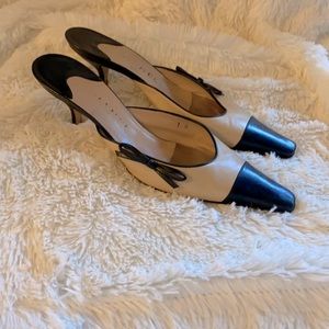 COPY - Chanel Vintage Mule Kitten Heels